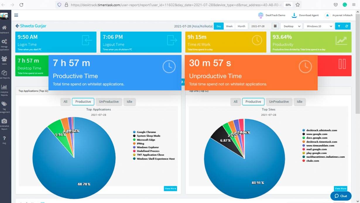 Screenshot monitoring software